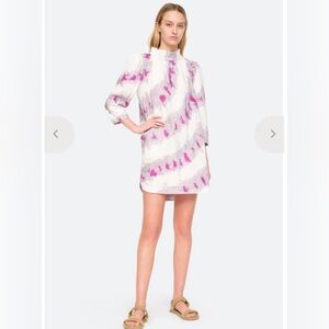 Sea New York Purple and White Mini Dress